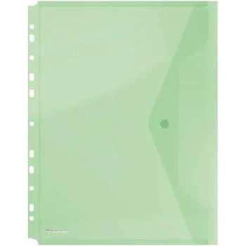 DONAU Калъф за документи a4, pp, патент, с щипка, donau, зелен 8540001pl-06 (8540001pl-06)