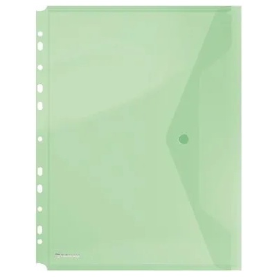 DONAU Калъф за документи a4, pp, патент, с щипка, donau, зелен 8540001pl-06 (8540001pl-06)