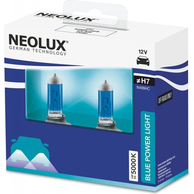 Neolux Blue Power Light H7 PX26d 12V 80W N499HC 2 ks
