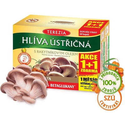 Terezia Hliva ustricová s rakytíkovým olejom 60 kapsúl akcia 1+1
