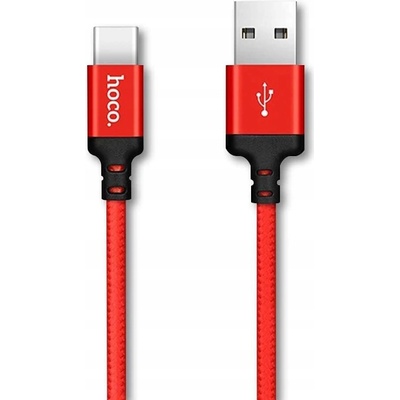 Hoco X14 micro USB Typ C, 1m, červený