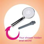 Dansex Вграден анален душ накрайник със слушалка Discrete Shower
