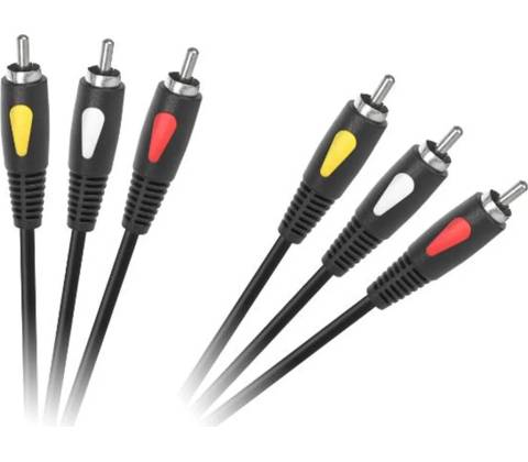 3RCA-3RCA 1,8m kábel Cabletech Eco-Line