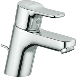 Kludi Pure&Easy - Смесител за мивка, с изпразнител, хром 372850565 (372850565)