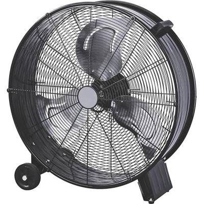 EUROLAMP Подов вентилатор 180 w/230 v, Ø 60 см, черен (eu0709)