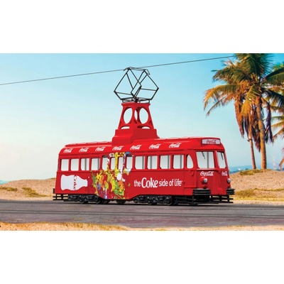 Corgi Single Decker Tram Coca Cola 1:76
