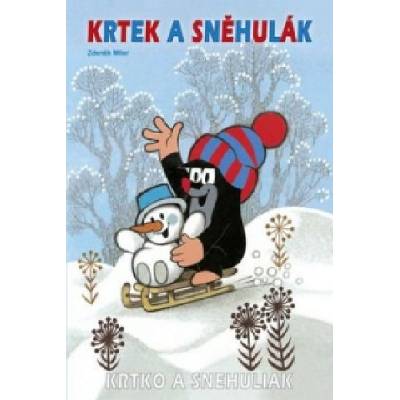 Krtek a sněhulák omalovánka