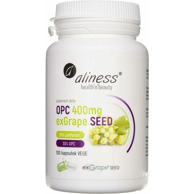 Aliness OPC exGrape SEED Extrakt z hroznových jadierok 400 mg 100 veg. kapsúl