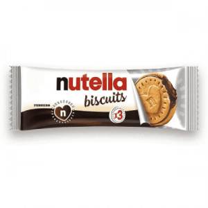  Бисквитки с лешников пълнеж Nutella 41, 4гр