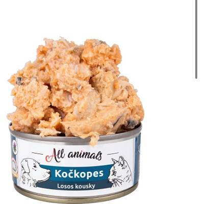 All Animals kočkopes Losos kousky 90 g