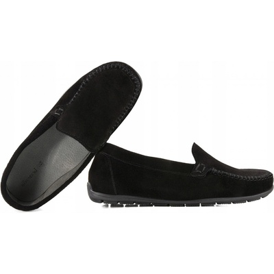 Kornecki 5500 polobotky mokasíny černé