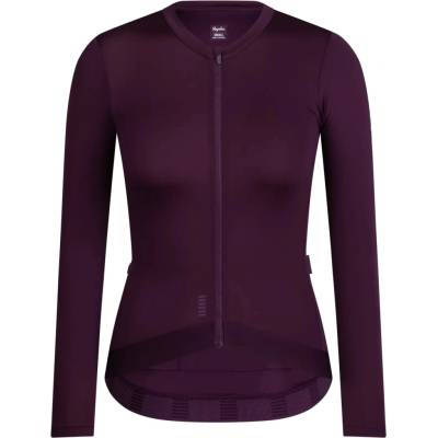 Rapha Women's Pro Team Long Sleeve Lightweight Jersey III Plum/Deep Magenta