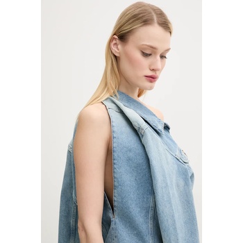 MM6 Maison Margiela Дънково яке MM6 Maison Margiela в синьо преходен модел S52AM0316. M30019 (S52AM0316.M30019)