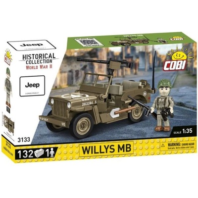 COBI II WW Willys MB, 1: 35, 132 к, 1 ф