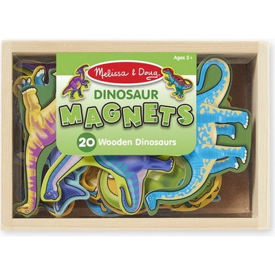 Melissa & Doug drevené magnety Dino