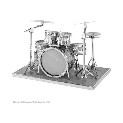 Metal Earth Luxusná oceľová stavebnica Drum Set