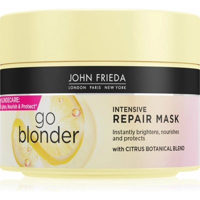 John Frieda Go Blonder Intenzívna regeneračná maska pre blond vlasy 250 ml