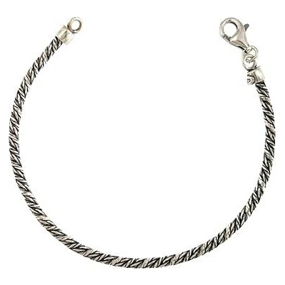 INFINITYSILVER Stříbrný oxidovaný náramek FOXTWB 1740280B21