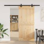 vidaXL Преплъзваща се врата NARVIK 95 x 210 см (213, 5 см) (3445285)