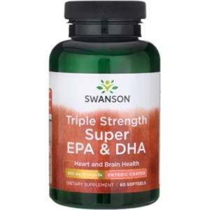 Swanson Triple Strength Super EPA & DHA 900 mg [60 Гел капсули]