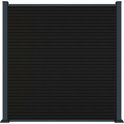Rojaplast MODERN plotový panel WPC 180x180 cm HORIZONTÁLNÍ i VERTIKÁLNÍ a koncovky - antracit