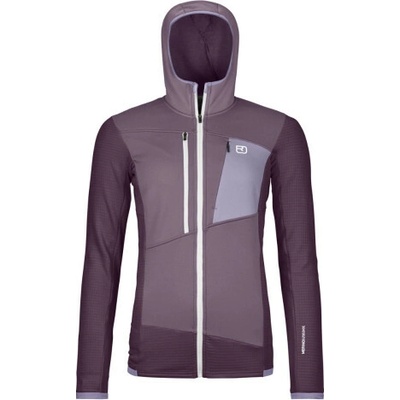 Ortovox Fleece Grid Hoody fialová