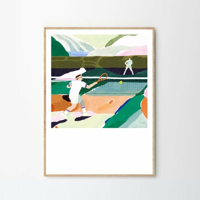 Moikka Plagát Tennis by Clara Selina Bach 70x100 cm