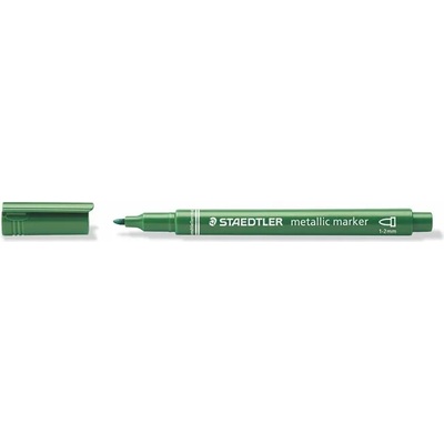STAEDTLER Декоративен маркер, 1-2 мм, коничен, staedtler "8323", зелен металик 8323-553 (8323-553)