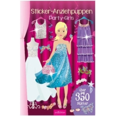 Sticker-Anziehpuppen - Party-Girl