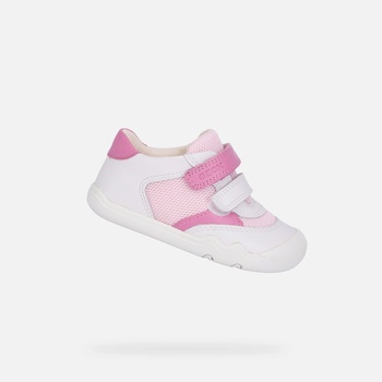 GEOX Бели детски босоноги маратонки за първи крачки Geox Steppieup Geox | Byal | Момичешки | 23