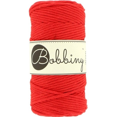 Bobbiny Macrame Cord Classic Red 3mm 100m