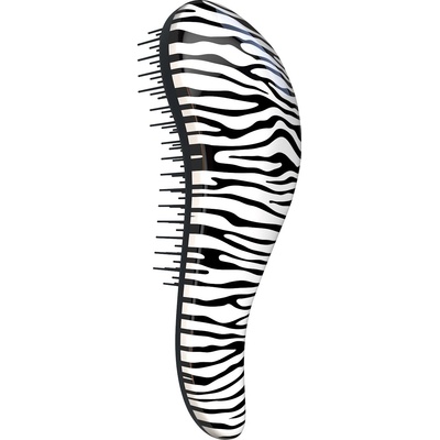 Dtangler Detangler kartáč na vlasy zebra bílý