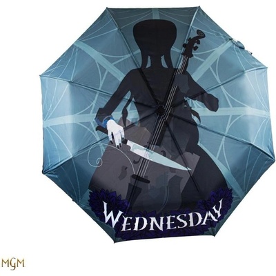 Distrineo Wednesday a jej violončelo deštník skládací modrý