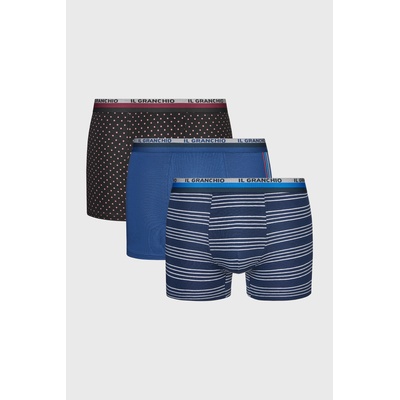 Il Granchio 3PACK памучни боксерки Hicks (3pGB1335_box)