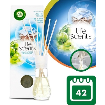 Air Wick Life Scents vonné tyčinky Prádlo ve vánku 25 ml