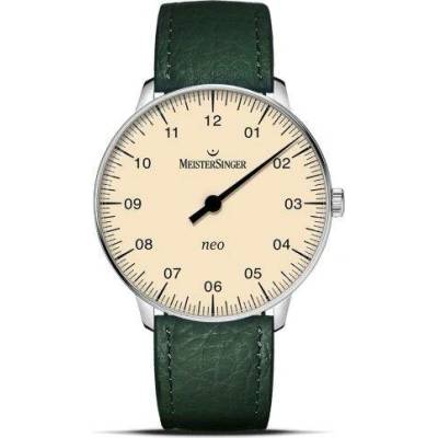 MeisterSinger NES903 Zelený kožený řemínek