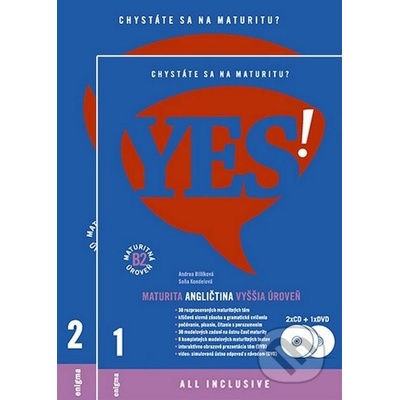 Billíková Andrea, Kolektív autorov - YES! Angličtina - nová maturita - vyššia úroveň + 2CD + DVD B2