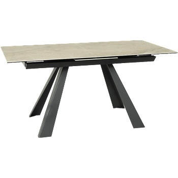 Carmen Разтегателна трапезна маса lask - сива