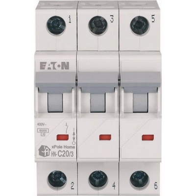 Eaton Автоматичен прекъсвач EATON HN-C20/3, 194892 - 6kA, 3P, 20A (194892)