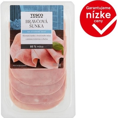 Tesco Bravčová šunka 100 g