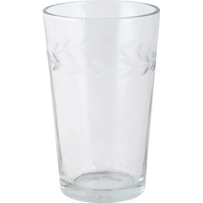 Ib Laursen Sklenice leaf čirá barva sklo 200 ml
