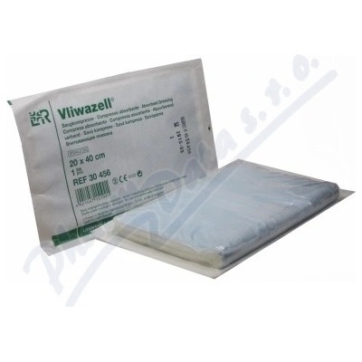 Vliwazell Komprese sterilní vysoce absorpční 20 x 40 cm 30 ks