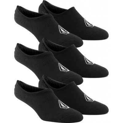 Volcom Stones No Show 3 Pack Black