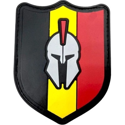 Belgie, belgická vlajka, Centurion, PVC, airsoft, paintball, suchý zip, nášivka, cosplay