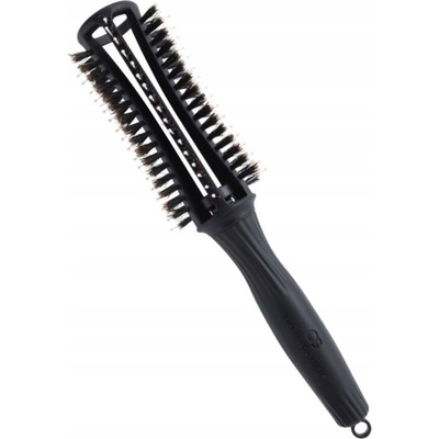 Olivia Garden Fingerbrush Round Medium okrúhla fúkacia kefa čierna FB1PC-ROM 26 mm