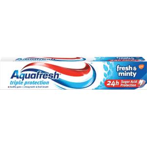 Aquafresh Triple Protection Паста за зъби Fresh & Minty, синя, 100 ml