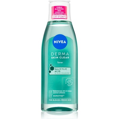 Nivea Derma Skin Clear почистваща вода за лице 200ml