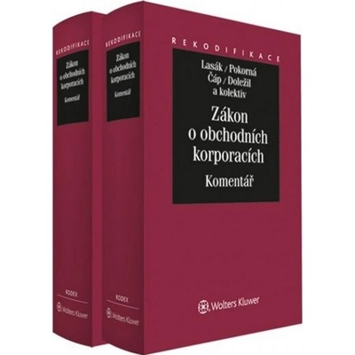 Zákon o obchodních korporacích I.+II. díl :Komentář/komplet - Lasák Jan