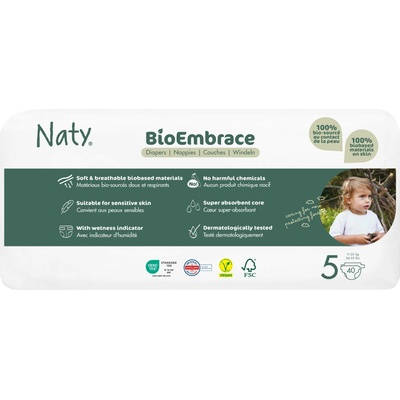 Naty Bioembrace Junior 11 - 25 kg 40 ks