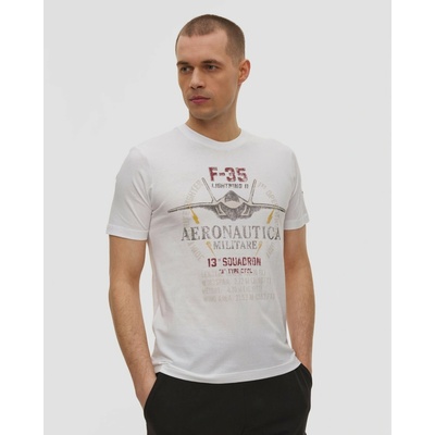 Aeronautica Militare Bílé pánské Tričko